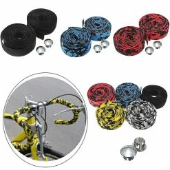 Unbranded Bicycle Handlebar Tape With Bar Plugs Steering Wheel Cover Road Bike Cycling Handle Non-slip Belt Handle Belt Bike Accessories -Bikes Shop 642441544 max