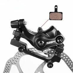 Unbranded Bicycle Accessories, 8-26 Inch Front Left Disc Brake Mechanical Brake Caliper, Mountain Road Mountain Bike Mechanical Caliper Disc Brake Front Brake P