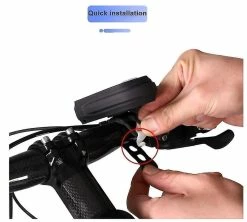 Unbranded Bike Light,solar Chargingusb Rechargeable Bicycle Headlight, Ipx5 Waterproof, Led Front Light, 5h Runtime Accessories Fits Urban Commuter Bicycles(bla -Bikes Shop 642445258 max