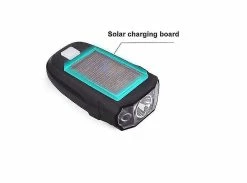 Unbranded Bike Light,solar Chargingusb Rechargeable Bicycle Headlight, Ipx5 Waterproof, Led Front Light, 5h Runtime Accessories Fits Urban Commuter Bicycles(bla -Bikes Shop 642445626 max