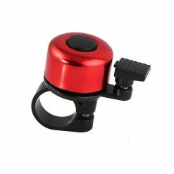 Unbranded Safety Cycling Bicycle Handlebar Metal Ring Black Bike Bell Horn Sound Alarm Bicycle Accessory Outdoor Protective Bell Rings