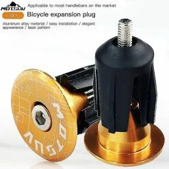 Unbranded 2pcs Aluminum Alloy Bicycle Handlebar End Plugs Caps Road Mountain Bike Mtb Grip Handle Bar End Cap Cycling Handlebar Accessory -Bikes Shop 642454866 max