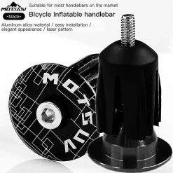 Unbranded 2pcs Aluminum Alloy Bicycle Handlebar End Plugs Caps Road Mountain Bike Mtb Grip Handle Bar End Cap Cycling Handlebar Accessory -Bikes Shop 642455288 max