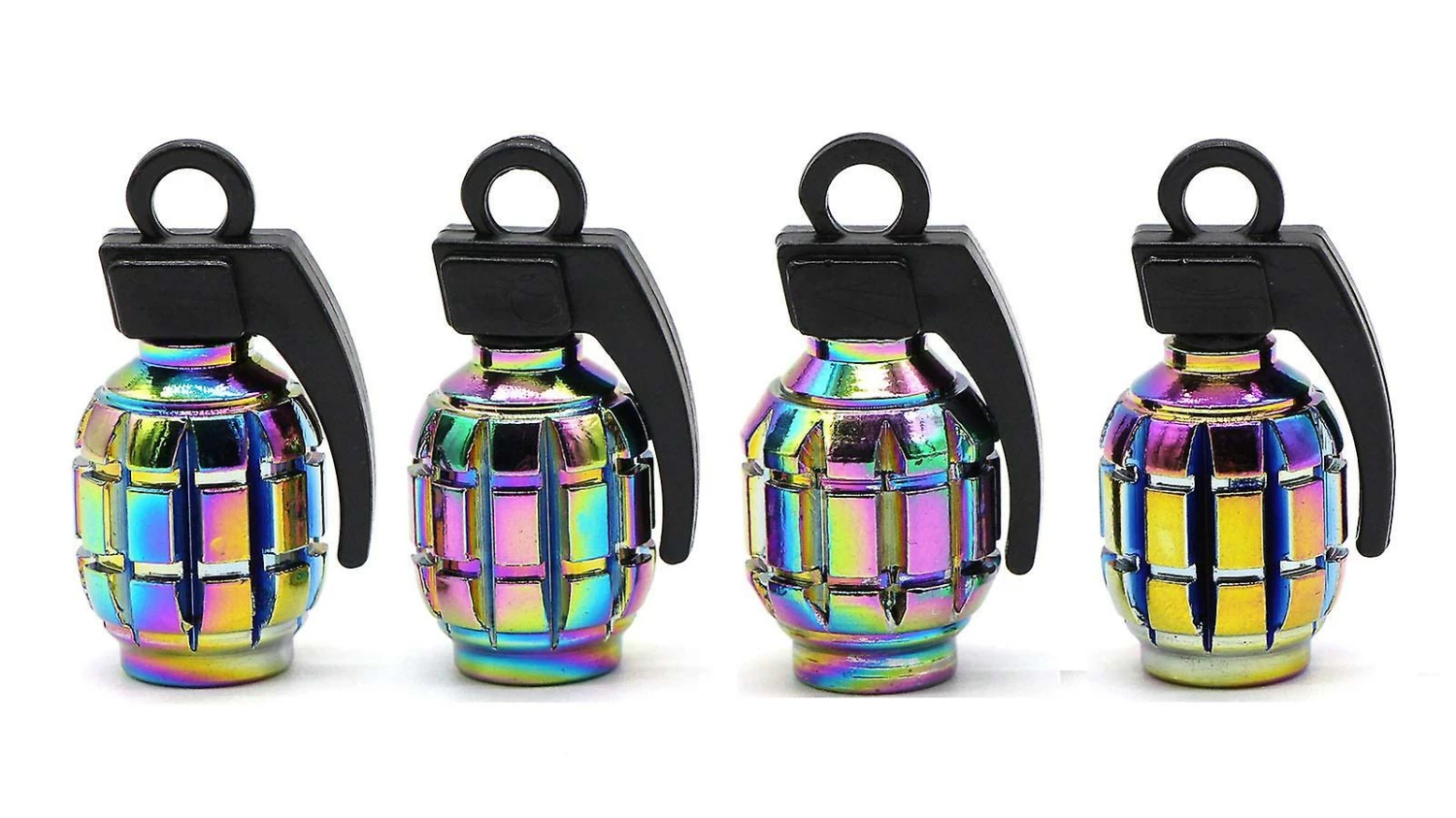 Unbranded Accretion Aluminum Valve Stem Caps For Car, Motorbike, Trucks, Bike And Bicyclecolorful4 Pack 5 Unbranded Accretion Aluminum Valve Stem Caps For Car, Motorbike, Trucks, Bike And Bicyclecolorful4 Pack - Image 5