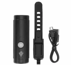 Unbranded Bike Front Light,bicycle Headlight Usb Rechargeable Mountain Bike Ipx5 Waterproof Cycling Front Light(black) -Bikes Shop 643895980 max