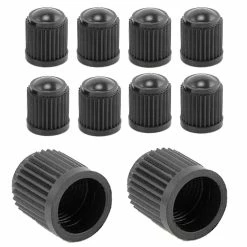 Unbranded 1000x Black Plastic Tire Valve Air Dust Cover Caps Valve Cap Valve Cap For Wheel Car Truck Suv Bike