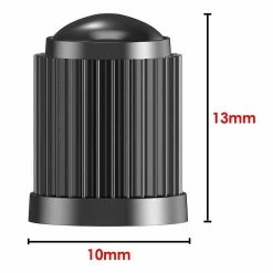 Unbranded 1000x Black Plastic Tire Valve Air Dust Cover Caps Valve Cap Valve Cap For Wheel Car Truck Suv Bike -Bikes Shop 645289916 max