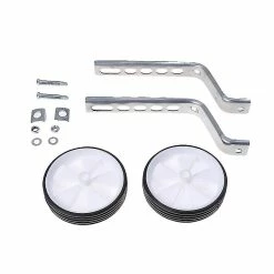 Unbranded Cycle Universal Bike Stabilisers Children Child Kid Training Wheel 12" -20" (white)