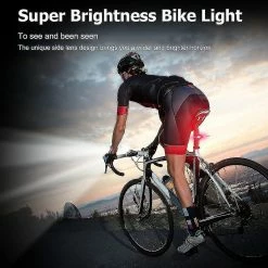 Dxn Bike Light Set And Horn Solar Powered Usb Rechargeable Bicycle Headlight Taillight -Bikes Shop 654447304 max
