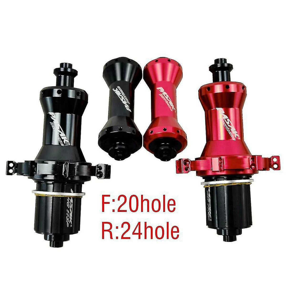 Unbranded Pasak Bicycle Axle Aluminum Road Bike Hub 20 Hole, Black Free Shipping 2 Unbranded Pasak Bicycle Axle Aluminum Road Bike Hub 20 Hole, Black Free Shipping - Image 2