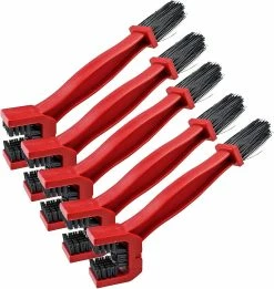 Unbranded 5pcs Motorcycle Cleaning Brush, Motorcycle Bike Chain Crankset Brush Cleaner Tool