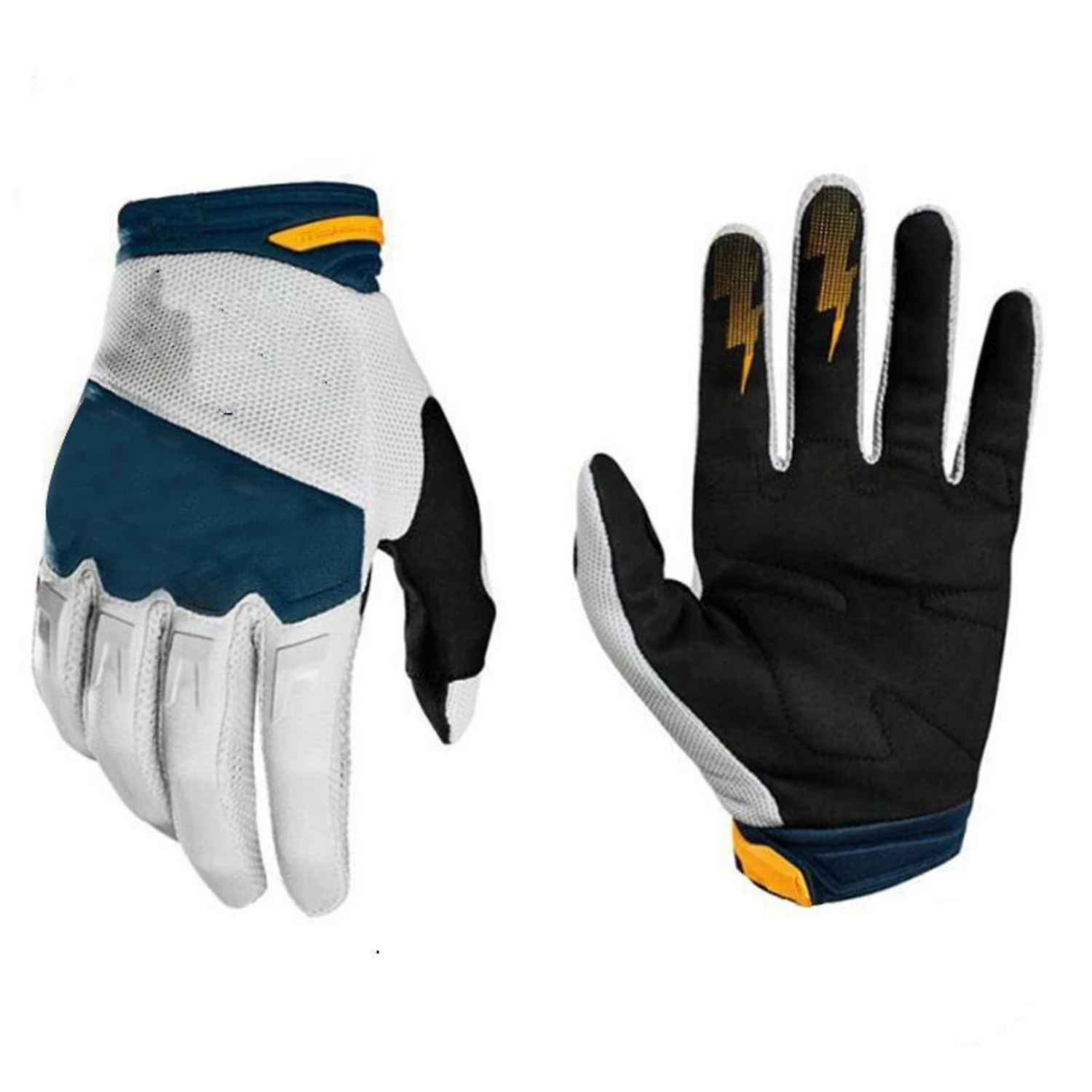 Keepsmile Off Road Mountain Bike Gloves Full Finger Motocross Riding Cycling Gloves With Lightning Pattern 1 Keepsmile Off Road Mountain Bike Gloves Full Finger Motocross Riding Cycling Gloves With Lightning Pattern