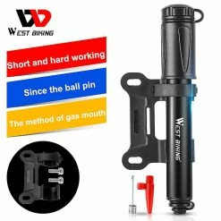 VDStar Bike Pump Mini Portable Mtb Road Bike Pump Cycling Inflator Presta Schrader Valve Hose Pumps Bicycle Accessories -Bikes Shop 674183501 max