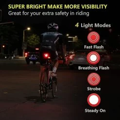 Uk Story Smart Bike Tail Light Ultra Bright Back Brake Light Usb Rechargeable Led Taillight Waterproof Road Cycling Lights -Bikes Shop 715965365 max