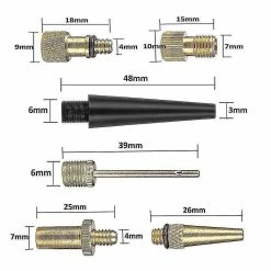 Unbranded Copper Bicycle Bike Pump Valve Conversion Nozzles Valve Adapter Tool 24pc -Bikes Shop 716212163 max