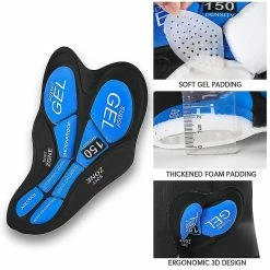 Unbranded Men Bike Padded Shorts With Anti-slip Leg Grips Cycling 3d Padded Underwear Bicycle Padding Riding Shorts - Grey/s 8 Unbranded Men Bike Padded Shorts With Anti-slip Leg Grips Cycling 3d Padded Underwear Bicycle Padding Riding Shorts - Grey/s -Bikes Shop 718724014 max