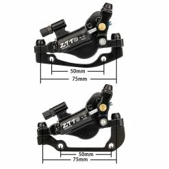 Unbranded Bicycle Road Bike Hydraulic Disc Brake Calipers Front Rear Cable Control Bicycle Oil Brake Rotor,b -Bikes Shop 722436151 max