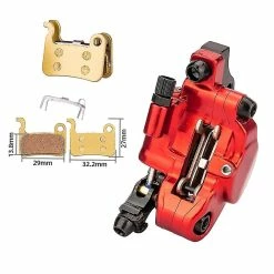 Unbranded Bicycle Road Bike Hydraulic Disc Brake Calipers Front Rear Cable Control Bicycle Oil Brake Rotor,b -Bikes Shop 722436335 max