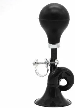 Aowear Bugle Horn, Retro Clown Horn, Kids Bike Horn, Classic Vintage Metal Twist Loudspeaker Siren Hooter Snail Air Horn For Vehicles Bicycles Golf Cart