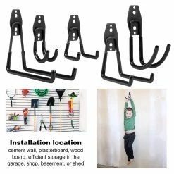 Unbranded Wall Mount Bike Club Auto Show Riding Decoration Rack Parking Rack Skateboard Rack Metal -Bikes Shop 730562722 max