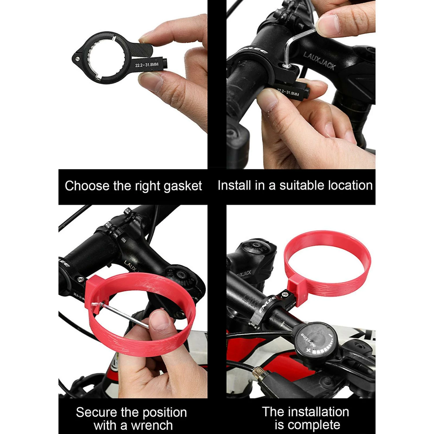 Unbranded Cup Bottle Handlebar Holder Coffee Drink Holder Bike Bottle Coffee Cup Holder 2 Unbranded Cup Bottle Handlebar Holder Coffee Drink Holder Bike Bottle Coffee Cup Holder - Image 2