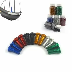 Unbranded 60pcs Mountain Bike Colorful Bicycle Spoke Caps, Wheel Spoke Nipple Decoration -Bikes Shop 731367304 max