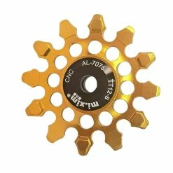 Unbranded Bike Rear Derailleur Pulley Aluminum Alloy Guide Wheel 12t Pulley Roller Wheel