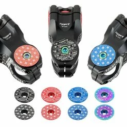 Unbranded Mountain Bike Cap Cover And Screws 1 1/8 Inch Bicycle Headset Top Cap & Bolt -Bikes Shop 731368649 max