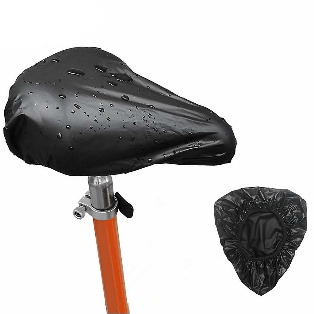Unbranded Waterproof Bike Saddle-cover Black Bicycle Seat Rain Cover Bike Seat Cover 2 Unbranded Waterproof Bike Saddle-cover Black Bicycle Seat Rain Cover Bike Seat Cover - Image 2