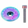 Unbranded Mountain Bike Cap Cover And Screws 1 1/8 Inch Bicycle Headset Top Cap & Bolt