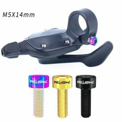 Unbranded 2pcs/lot M5x14mm Bicycle Stem Bolts For Titanium Alloy Mtb Mountain Bike Handle -Bikes Shop 731369722 max