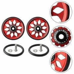 Unbranded 1 Set Aluminium Alloy Easy Wheel Folding Bike Easy Wheel Compatible For Brompton -Bikes Shop 739870511 max