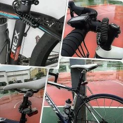 Luluzhu Bike Lock Cable, Portable Mini Bicycle Lock Security 4 Digit Resettable Combination Coiling Cable Lock For Baby Strollers, Suitcases And Laptop B -Bikes Shop 741548000 max