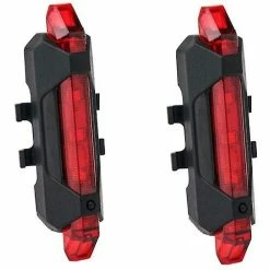Luluzhu Bike Taillights, Super Bright Usb Rechargeable Bike Taillights, Red High-intensity Led Accessories Can Be Mounted On Any Bike Or Helmet