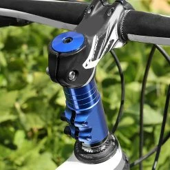 Farfi Adjustable Bike Stem Riser Double Screw Fixing Aluminium Alloy Corrosion Resistant Stem Extender For Mtb -Bikes Shop 748626129 max