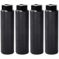 Unbranded 4pcs Bike Pegs,aluminum Alloy Anti-skid Lead Foot Bicycle Pedals Pegs For Bike Cycling Rear Stunt 3