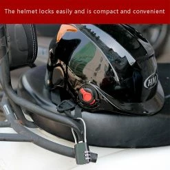 Unbranded Helmet Chain Lock 3-digit Password For Scooter Motorcycle Bike Lock Cable -Bikes Shop 756051523 max