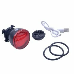 Unbranded Bicycle Flashlight Usb Rechargeable Safety Red Taillight Waterproof Road Bike
