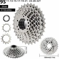 Unbranded Bike Cassette Bike Sprocket Fit For Mountain Bike, Road Bicycle, Mtb, Bmx