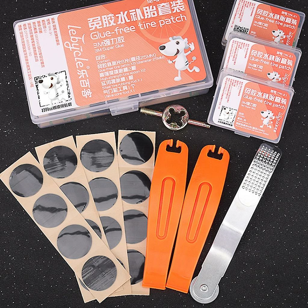 Unbranded Professional Mtb Tire Repair Kit Tire Inner Tube Lever Bike Wheel Glue 2 Unbranded Professional Mtb Tire Repair Kit Tire Inner Tube Lever Bike Wheel Glue - Image 2