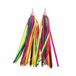 Unbranded Children Scooter Bike Handlebar Streamer Bicycle Grips Tassel For Boys Girls