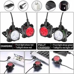 Luluzhu Bike Light Set, Usb Rechargeable Bike Light, Bike Light Bike Light -Bikes Shop 756260537 max