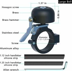 Pxcl Classic Brass Bike Bell With Nice Loud Sound - Bicycle Accessory For Kids And Adults -Bikes Shop 756816741 max