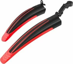 Pxcl Bicycle Fender Fit For 20/22/24/26 Inch, Universal Full Coverage Thicken Widen Adjustable Front And Rear Fender, Mountain Bike Fender Set, Mtb Ro