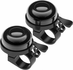 Pxcl Set Of 2 Bicycle Bells - For Road Bike, Sports Bike, Children's Bike, Touring Bike, Bmx, Mountain Bike - 2.25 Cm In Diameter