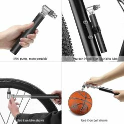 Unbranded Mini Bike Pump Portable, High Pressure 300psi Bicycle Air Pump,for Road Mountain Bikes And Sports Ball -Bikes Shop 763083164 max