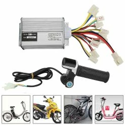 Unbranded 36v1000w Brush E Bike Controller And Multifunction Thumb Throttle Grip Set With Lock Electric Quantity Display -Bikes Shop 763691972 max