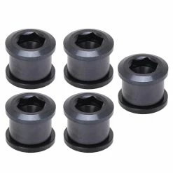 Unbranded 5pcs 6.5mm Bike Single Chainring Screw Titanium Alloy Rust Protection Cycling Chainring Wheel Bolts For Small Wheel Bike -Bikes Shop 763694867 max