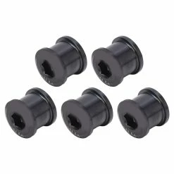 Unbranded 5pcs 6.5mm Bike Single Chainring Screw Titanium Alloy Rust Protection Cycling Chainring Wheel Bolts For Small Wheel Bike -Bikes Shop 763694952 max