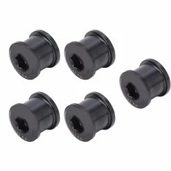 Unbranded 5pcs 6.5mm Bike Single Chainring Screw Titanium Alloy Rust Protection Cycling Chainring Wheel Bolts For Small Wheel Bike -Bikes Shop 763695020 max